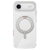Husa de protectie UNIQ Swivix 360° Kickstand compatibil cu iPhone 17 Air, Argintiu