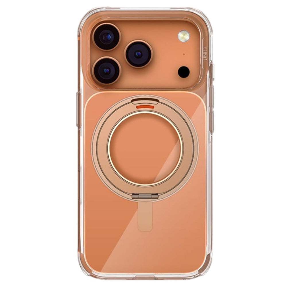 Husa de protectie UNIQ Swivix 360° Kickstand compatibil cu iPhone 17 Pro, Auriu