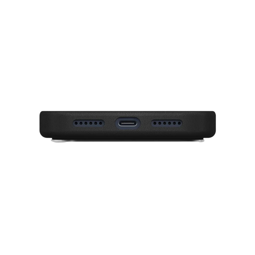 Husa de protectie UNIQ Lyden Leatherette compatibil cu iPhone 17 Pro, Negru