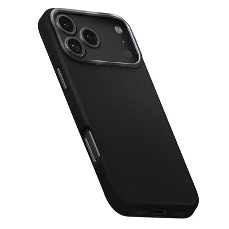 Husa de protectie UNIQ Lyden Leatherette compatibil cu iPhone 17 Pro, Negru