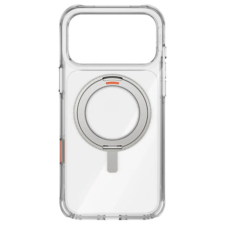 Husa de protectie UNIQ Swivix 360° Kickstand compatibil cu iPhone 17 Pro Max, Argintiu