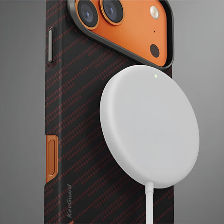 Husa de protectie UNIQ Keva Aramid compatibil cu iPhone 17 Pro, Silent Lava