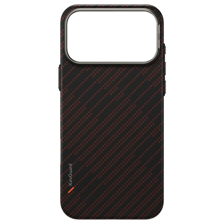 Husa de protectie UNIQ Keva Aramid compatibil cu iPhone 17 Pro, Silent Lava