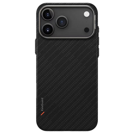 Husa de protectie UNIQ Keva Aramid compatibil cu iPhone 17 Pro, Grafit Trace