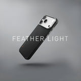 Husa de protectie UNIQ Keva Aramid compatibil cu iPhone 17 Pro, Grafit Trace