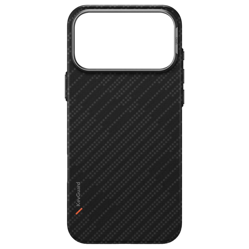 Husa de protectie UNIQ Keva Aramid compatibil cu iPhone 17 Pro, Grafit Trace