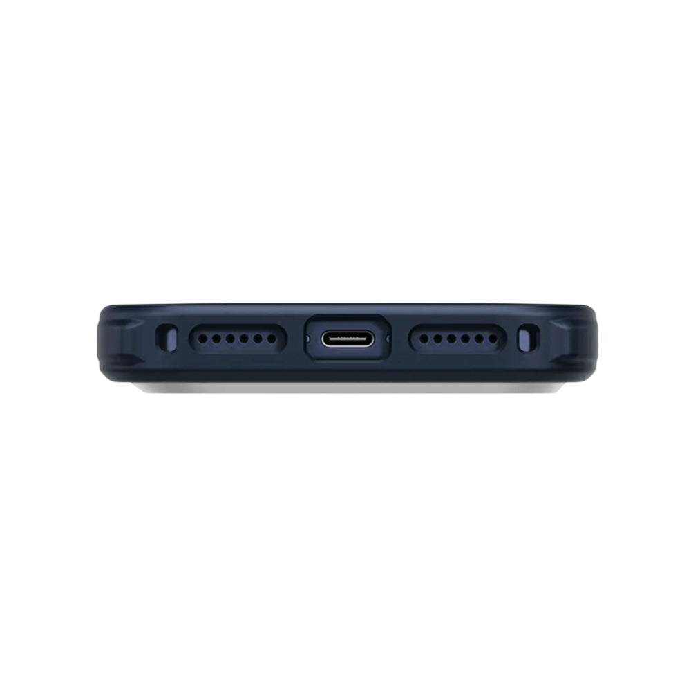 Husa de protectie UNIQ Keva Aramid compatibil cu iPhone 17 Pro, Bleumarin