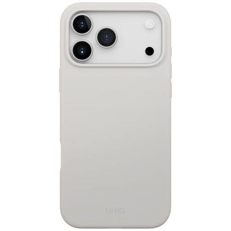Husa de protectie UNIQ Lino MagClick™ compatibil cu iPhone 17 Pro Max, Mist Grey
