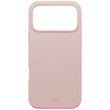 Husa de protectie UNIQ Lino MagClick™ compatibil cu iPhone 17 Pro Max, Roz Pudrat
