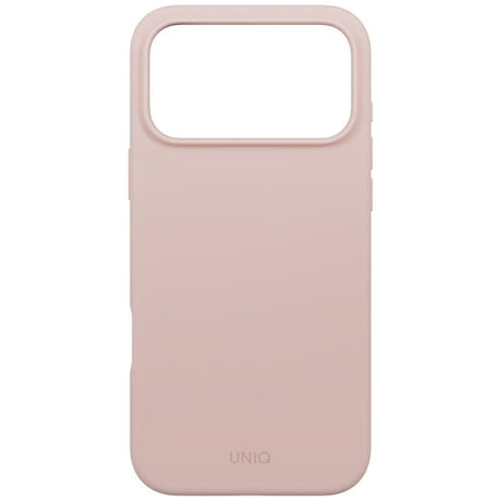 Husa de protectie UNIQ Lino MagClick™ compatibil cu iPhone 17 Pro Max, Roz Pudrat