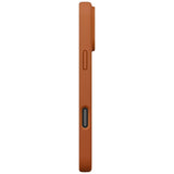 Husa de protectie UNIQ Lino MagClick™ compatibil cu iPhone 17 Pro, Burnt Sienna