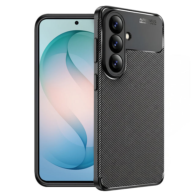 Husa de protectie Techsuit CarbonFiber compatibil cu Samsung Galaxy S26 Plus, Negru