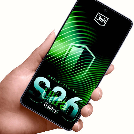 Folie de protectie 3mk FlexibleGlass compatibil cu Samsung Galaxy S26 Ultra, Transparent