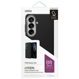 Husa de protectie UNIQ Lyden Leatherette compatibil cu Samsung Galaxy S26, Negru