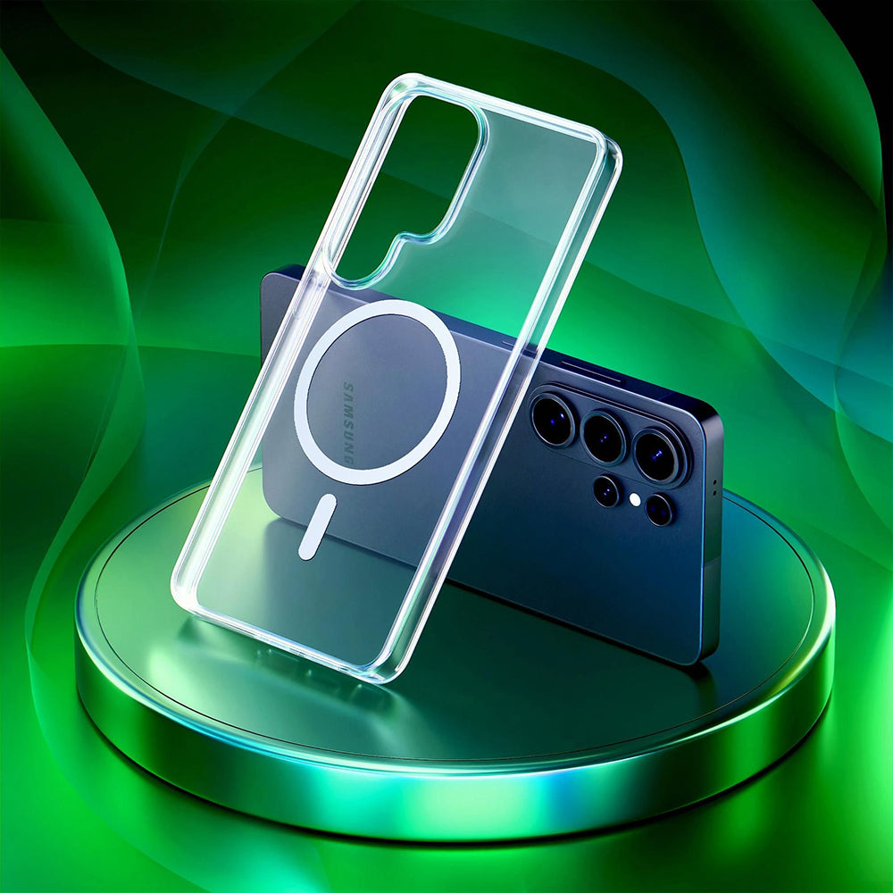 Husa de protectie 3mk Clear MagCase compatibil cu Samsung Galaxy S26 Ultra, Transparent