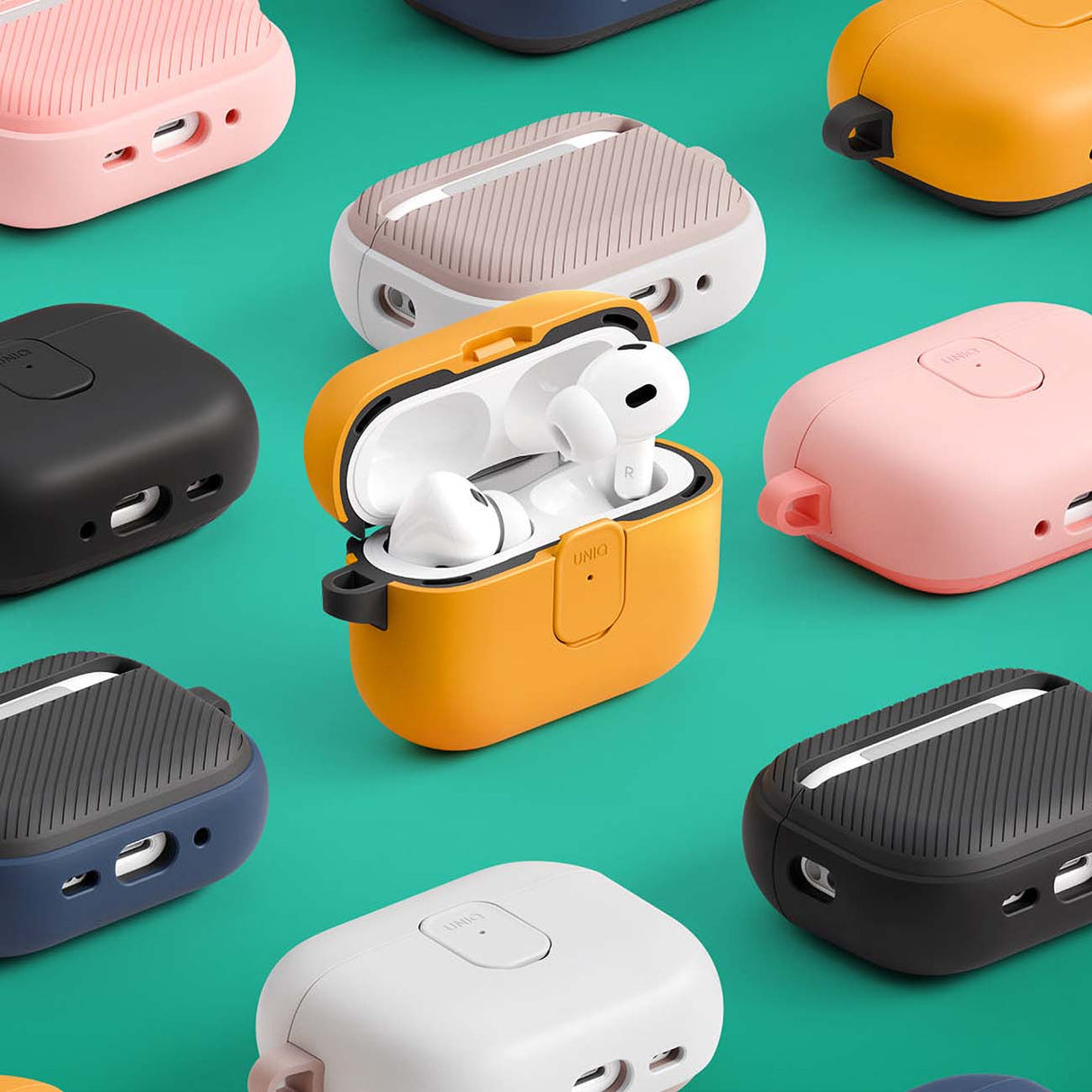 Casti UNIQ Clyde Series, AirPods 4, Corai