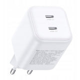 Incarcator Ugreen (65154), 2x USB-C, 45W, GaN, Alb