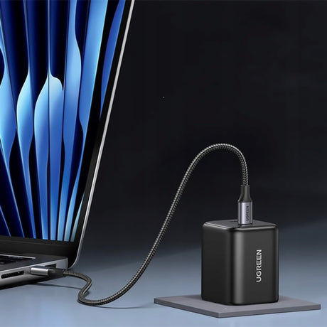 Incarcator Ugreen (65058), 2x USB-C, 45W, GaN, Negru
