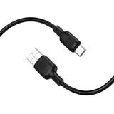 Cablu Borofone Lenny Series (BX113), USB to Type-C, Silicone, 3A, 2m, Negru