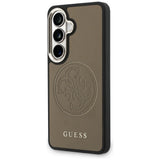 Husa de protectie Guess Perforated Logo MagSafe (GUHMS26S5PG4SRGW) compatibil cu Samsung Galaxy S26, Maro