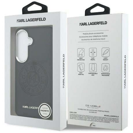 Husa de protectie Karl Lagerfeld compatibil cu Samsung Galaxy S26 Plus, Negru