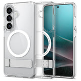 Husa de protectie Spigen Ultra Hybrid S MagSafe (ACS11050) compatibil cu Samsung Galaxy S26 Plus, Transparent White
