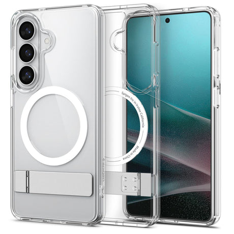 Husa de protectie Spigen Ultra Hybrid S MagSafe (ACS11061) compatibil cu Samsung Galaxy S26, Transparent White