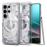 Husa de protectie Spigen Ultra Hybrid MagSafe (ACS10683) compatibil cu Samsung Galaxy S26 Ultra, Zero One White