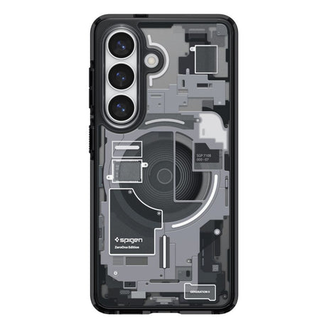 Husa de protectie Spigen Ultra Hybrid MagSafe (ACS10711) compatibil cu Samsung Galaxy S26 Plus, Zero One Black