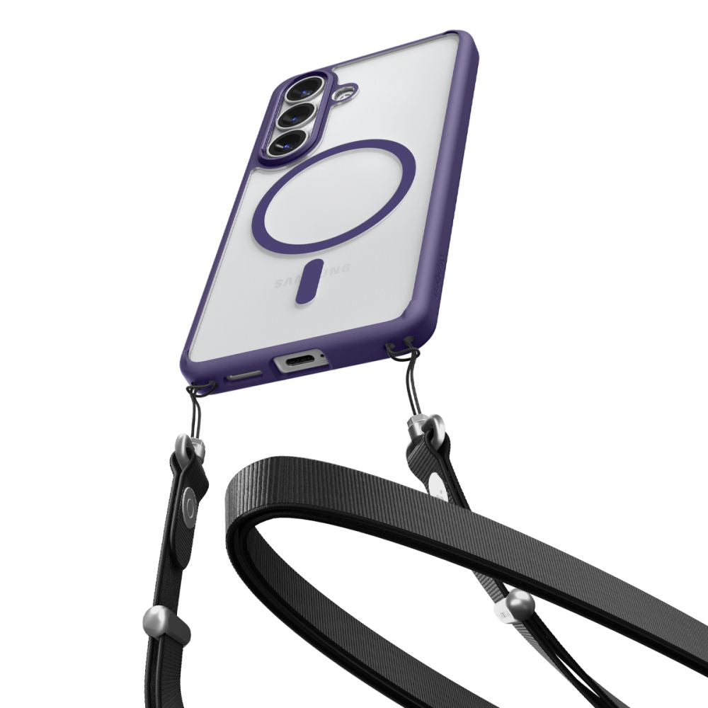 Husa de protectie Spigen Ultra Hybrid MagSafe (ACS11214) compatibil cu Samsung Galaxy S26 Plus, Mov Inchis