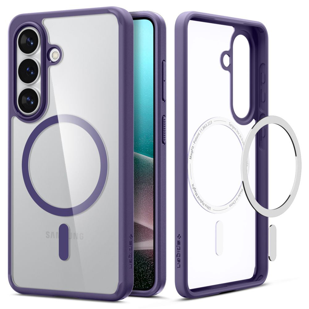 Husa de protectie Spigen Ultra Hybrid MagSafe (ACS11214) compatibil cu Samsung Galaxy S26 Plus, Mov Inchis
