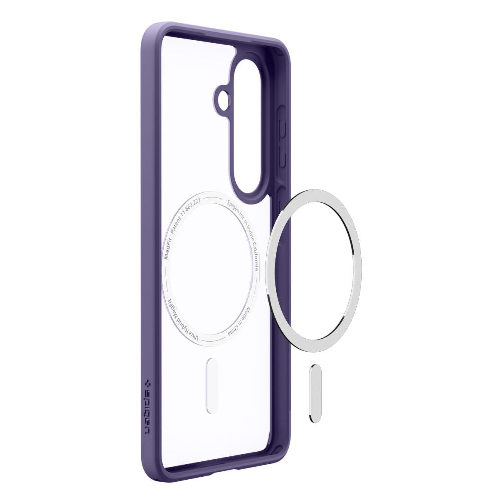 Husa de protectie Spigen Ultra Hybrid MagSafe (ACS11214) compatibil cu Samsung Galaxy S26 Plus, Mov Inchis