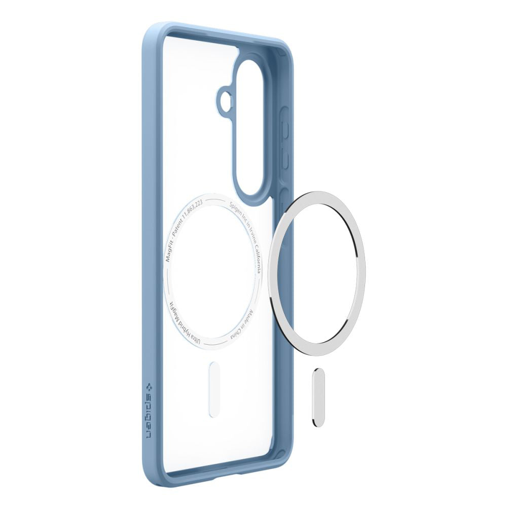 Husa de protectie Spigen Ultra Hybrid MagSafe (ACS11219) compatibil cu Samsung Galaxy S26, Albastru Deschis