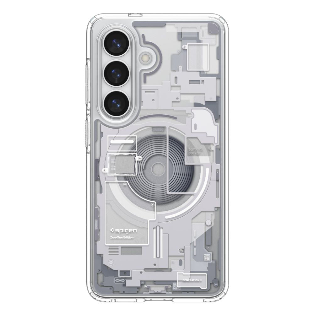 Husa de protectie Spigen Ultra Hybrid MagSafe (ACS10712) compatibil cu Samsung Galaxy S26 Plus, Zero One White