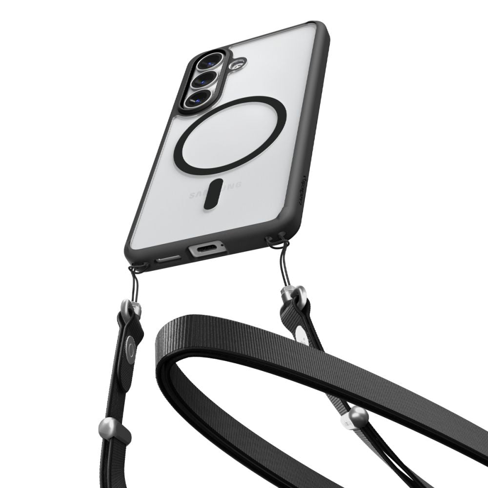 Husa de protectie Spigen Ultra Hybrid MagSafe (ACS10710) compatibil cu Samsung Galaxy S26 Plus, Negru Mat