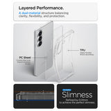 Husa de protectie Spigen Ultra Hybrid (ACS10732) compatibil cu Samsung Galaxy S26, Crystal Clear