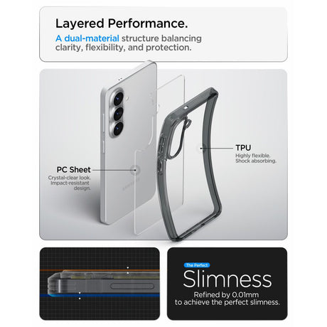 Husa de protectie Spigen Ultra Hybrid (ACS10733) compatibil cu Samsung Galaxy S26, Space Crystal