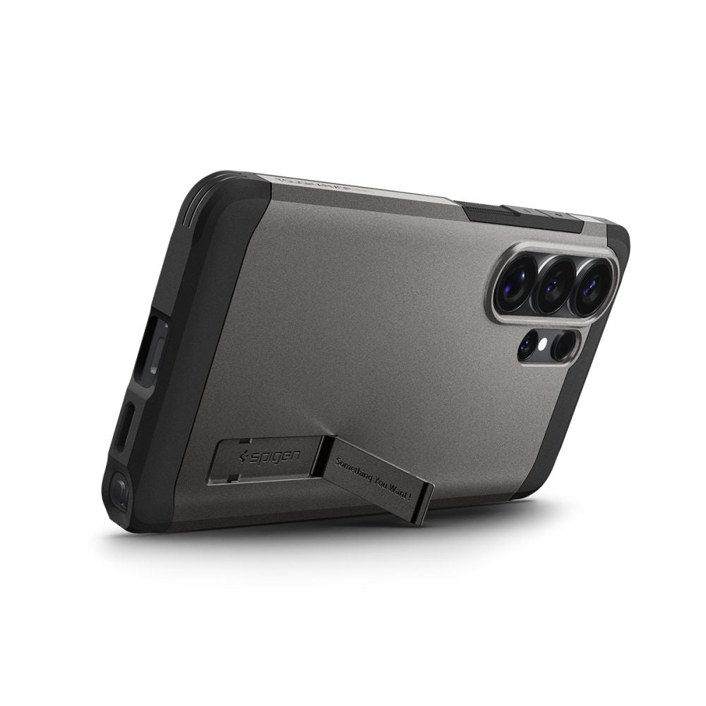 Husa de protectie Spigen Tough Armor MagSafe (ACS10685) compatibil cu Samsung Galaxy S26 Ultra, Gunmetal