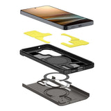 Husa de protectie Spigen Tough Armor MagSafe (ACS10685) compatibil cu Samsung Galaxy S26 Ultra, Gunmetal