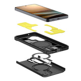 Husa de protectie Spigen Tough Armor MagSafe (ACS10684) compatibil cu Samsung Galaxy S26 Ultra, Negru