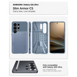 Husa de protectie Spigen Slim Armor CS (ACS11225) compatibil cu Samsung Galaxy S26 Ultra, Albastru Deschis