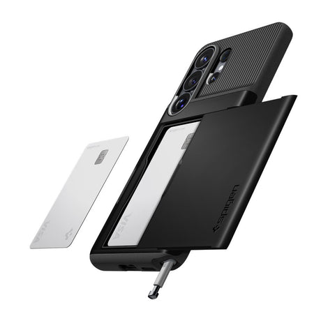 Husa de protectie Spigen Slim Armor CS (ACS11036) compatibil cu Samsung Galaxy S26 Ultra, Negru