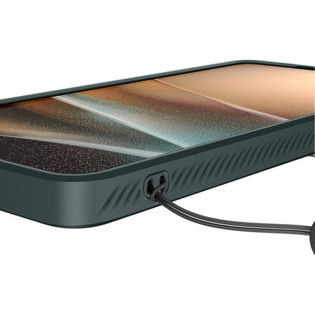 Spigen Optik Armor ACS10688 zöld tok Samsung Galaxy S26 Ultra készülékhez