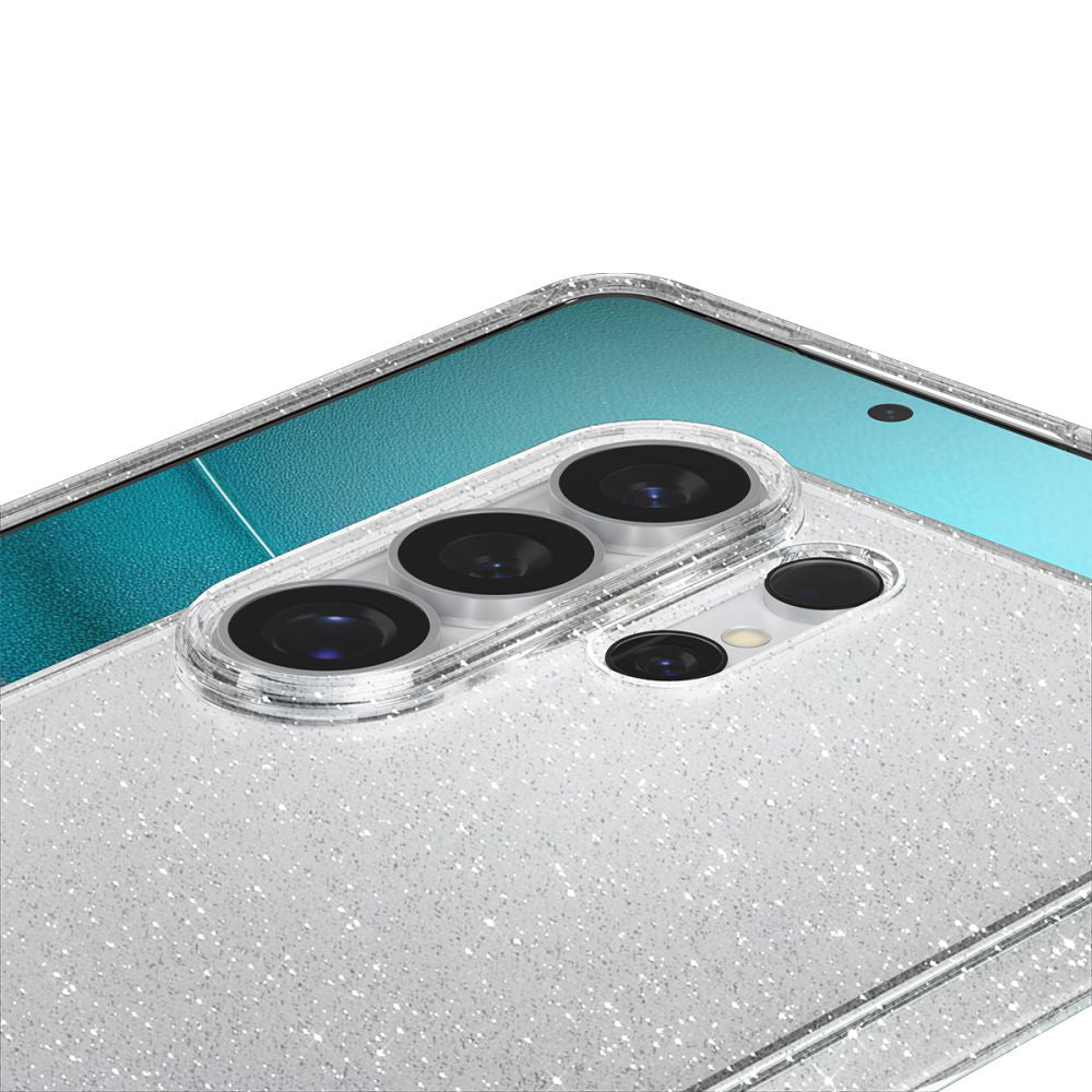 Husa de protectie Spigen Liquid Crystal Glitter (ACS10673) compatibil cu Samsung Galaxy S26 Ultra, Crystal Quartz