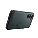 Husa de protectie Spigen Tough Armor MagSafe (ACS10715) compatibil cu Samsung Galaxy S26 Plus, Abyss Green