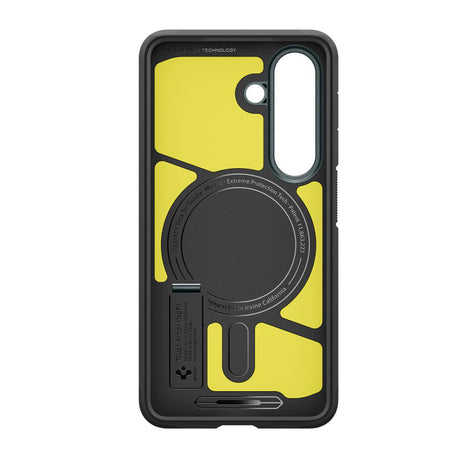 Husa de protectie Spigen Tough Armor MagSafe (ACS10740) compatibil cu Samsung Galaxy S26, Abyss Green