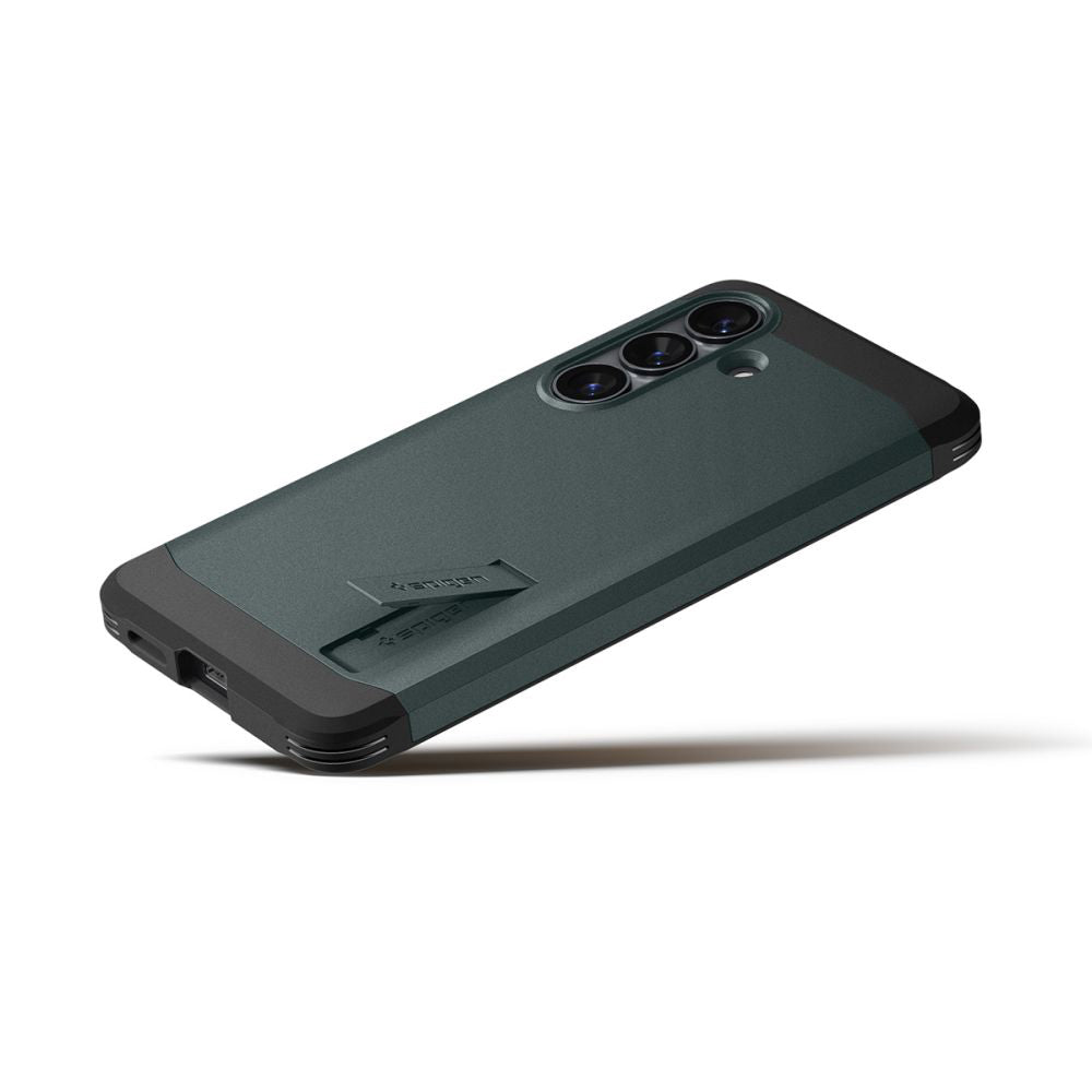 Husa de protectie Spigen Tough Armor MagSafe (ACS10740) compatibil cu Samsung Galaxy S26, Abyss Green