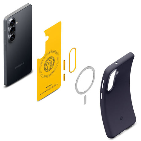 Husa de protectie Spigen Caseology Nano Pop MagSafe (ACS11065) compatibil cu Samsung Galaxy S26, Albastru Berry Navy