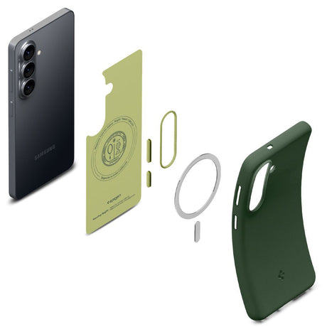 Husa de protectie Spigen Caseology Nano Pop MagSafe (ACS11067) compatibil cu Samsung Galaxy S26, Avo Green