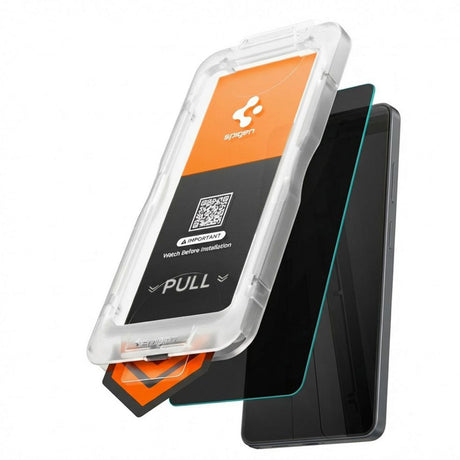 Folie de protectie Spigen Glas.tR EZ-FIT Pro HD (AGL11098) compatibil cu Samsung Galaxy S26, Privacy